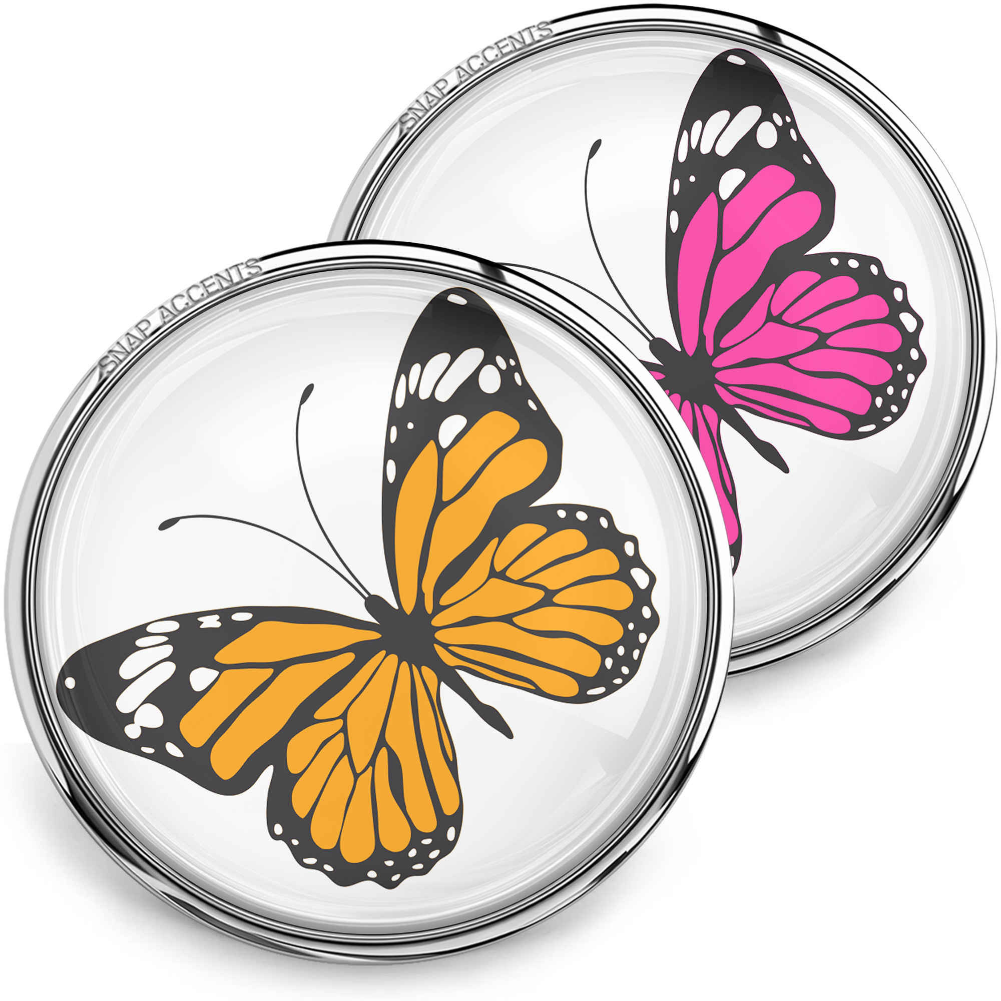 Choose Color | Butterfly Snap Jewelry Ginger Charm 18MM Interchangeable Button