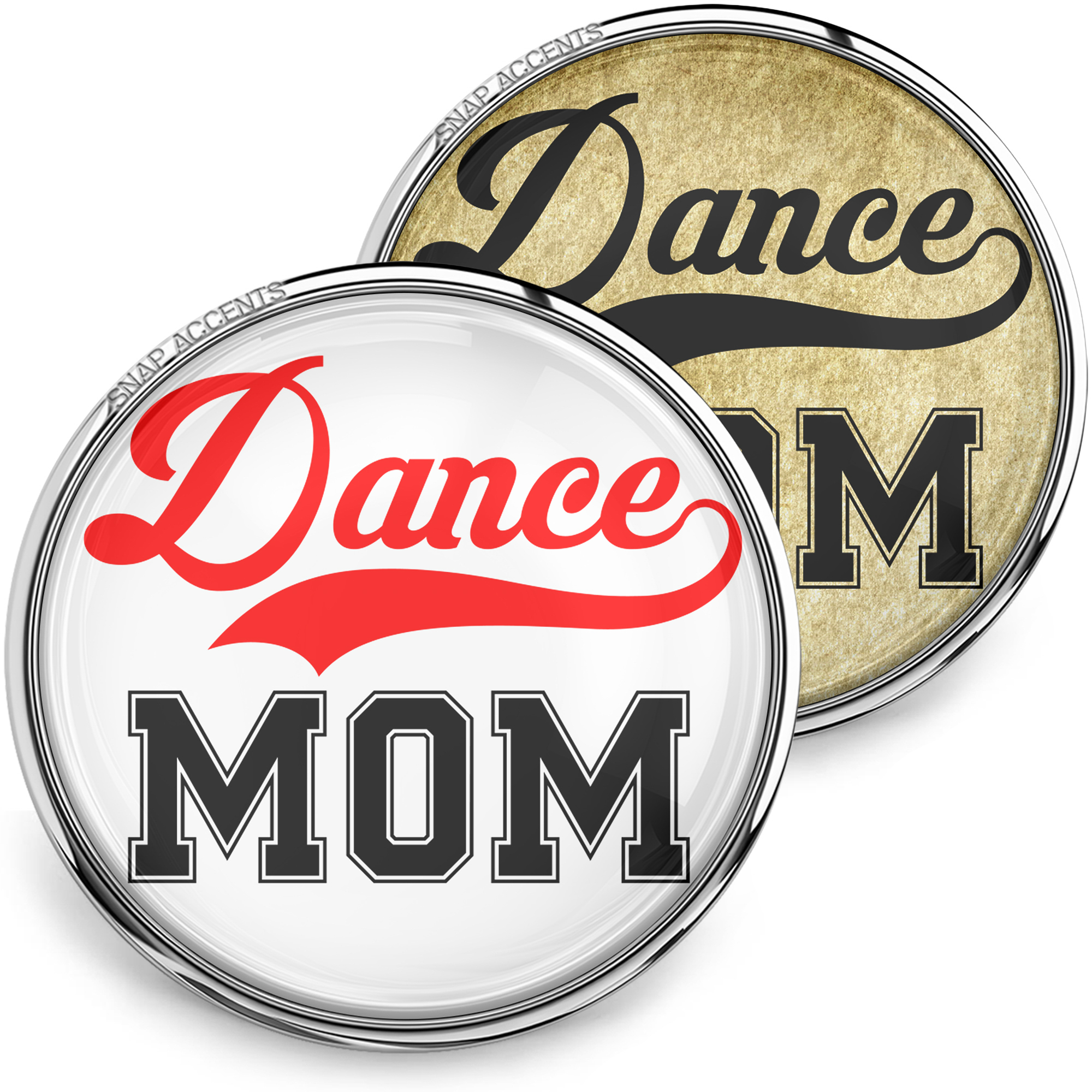 Choose Color | Dance Mom Snap Jewelry Ginger Charm 18MM Sports Snap Button