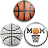 SnapAccents Basketball Snap Jewelry