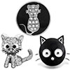 SnapAccents Cat snap jewelry
