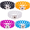 SnapAccents Silicone 1 Snap Stretch Bracelet snap jewelry