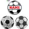 SnapAccents Soccer snap jewelry