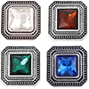 SnapAccents Square Mirrored snap jewelry