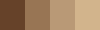 Brown color palette